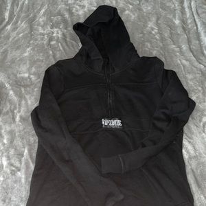 Black pink hoodie